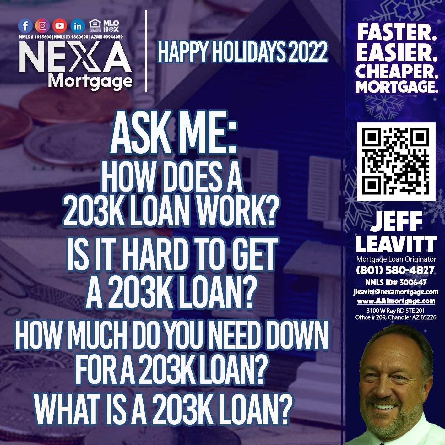 VA LOANS - Jeffery Leavitt -Mortgage Loan Originator