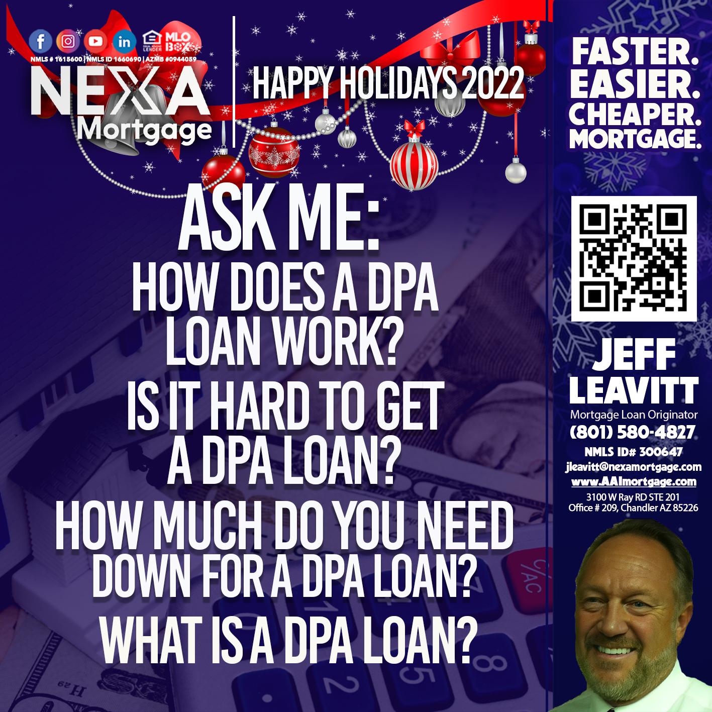 VA LOANS - Jeffery Leavitt -Mortgage Loan Originator